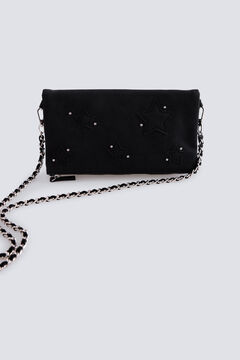 Springfield Faux suede star crossbody