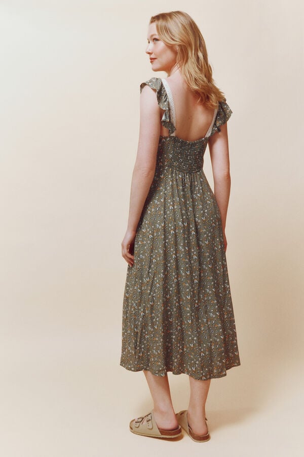 Springfield Madeira dress printed