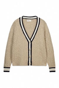Springfield Cable-knit cardigan