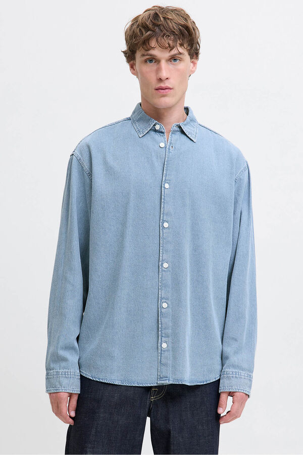 Jack & Jones Denim shirt bleu