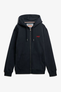 Superdry Sweatshirt mit geripptem Saum