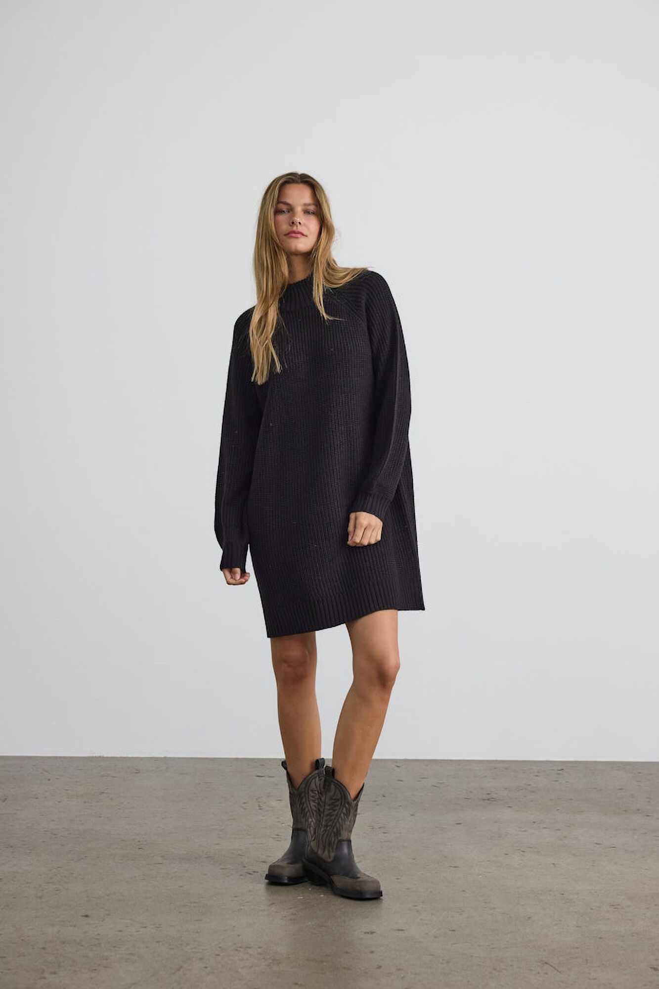 Noisy May Vestido curto de malha 