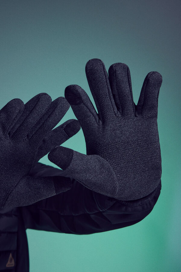 Springfield Grey outdoor gloves Siva
