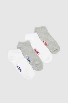 Inside 4er-Pack kurze Socken