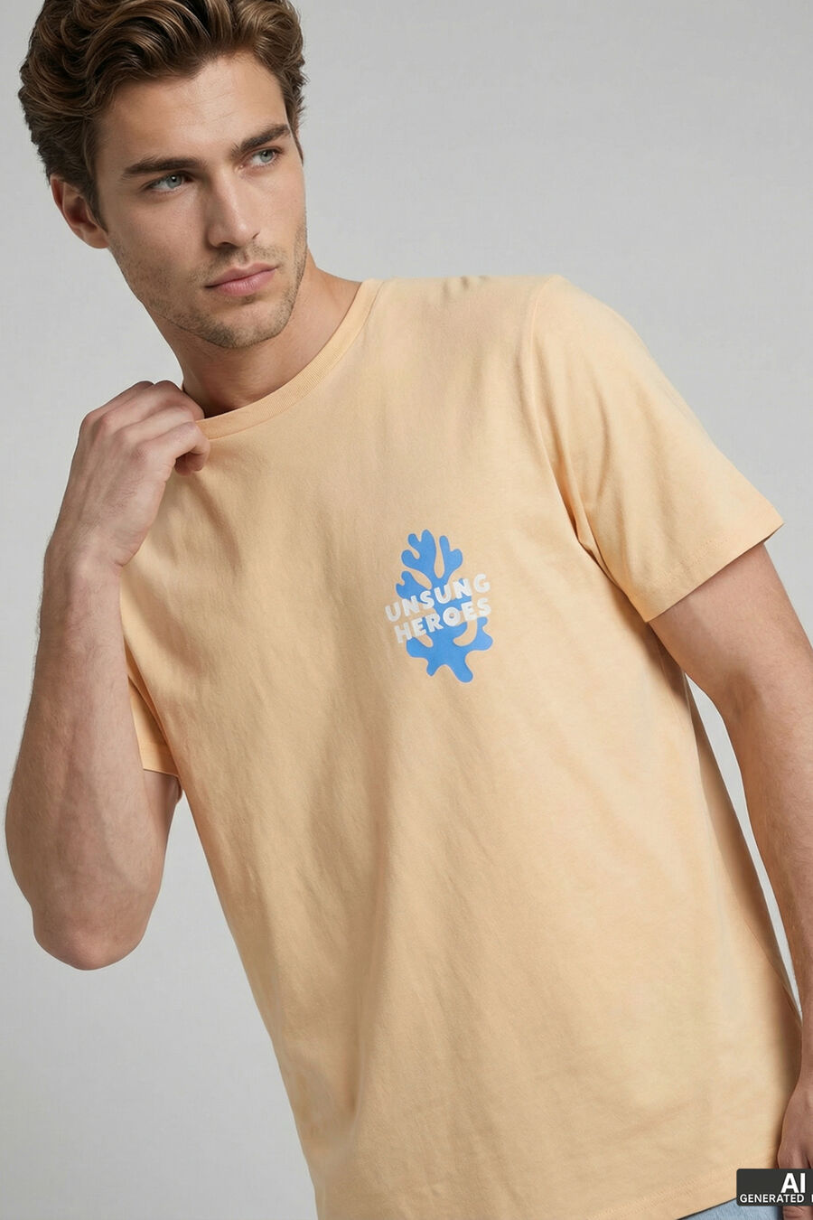 Camiseta manga corta estampada