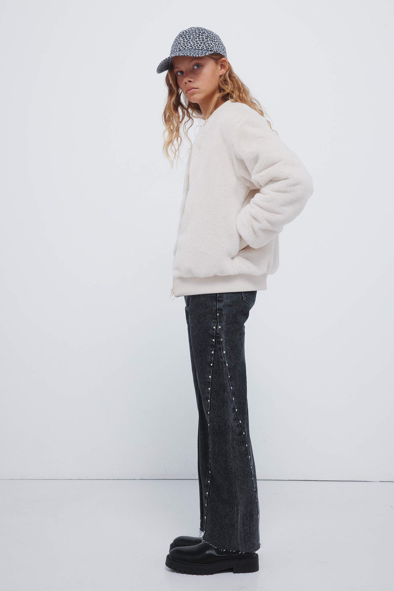 Springfield Kids Jeans denim culotte TACHAS ni&ntilde;a