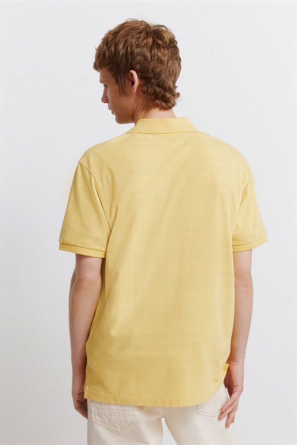 Springfield Basic Springfield regular fit polo shirt yellow