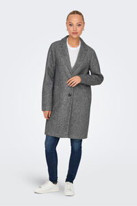 Only Sobretudo longo de pano 