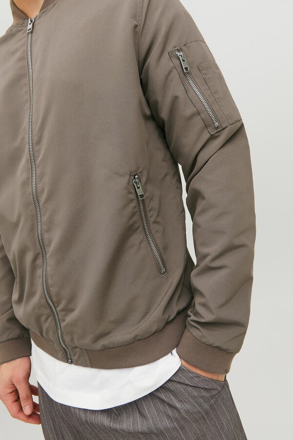 Springfield Water-resistant bomber jacket gray