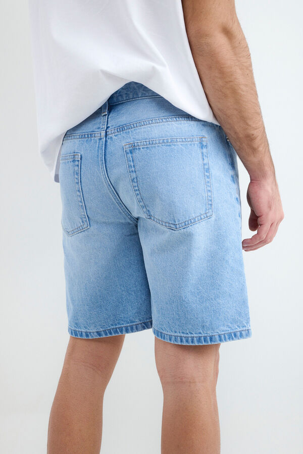 Balmohk Denim regular fit Bermuda shorts blue