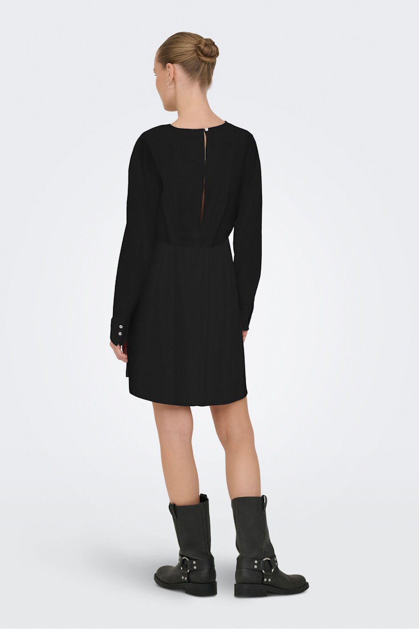 Only Vestido curto de cetim