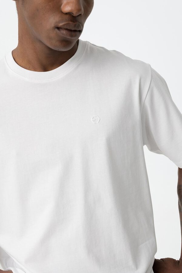 Tiffosi Camiseta B&aacute;sica blanco