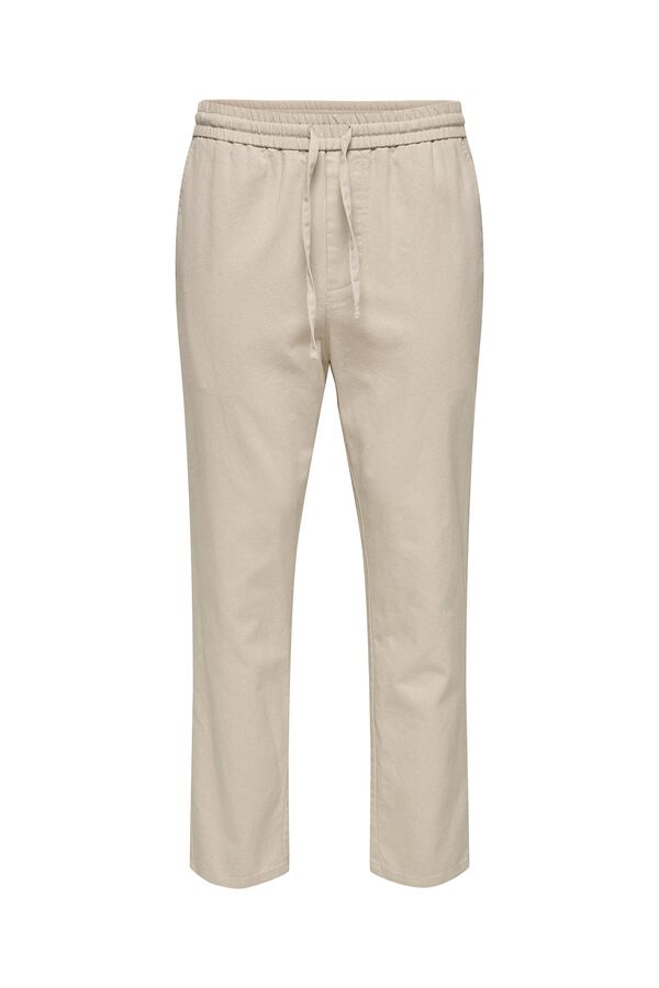 Only & Sons Linen trousers grey