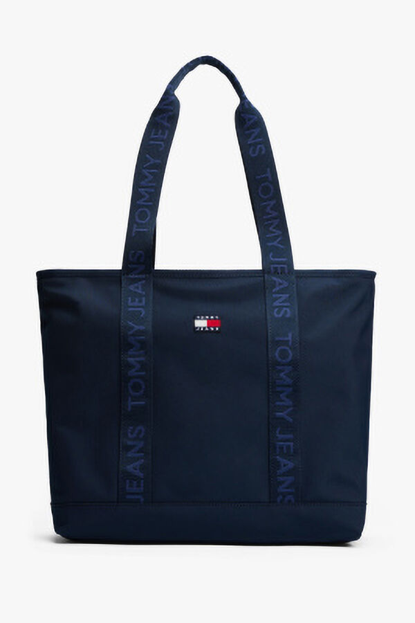 Tommy Jeans Bolso de mujer estilo tote en color azul marino de Tommy Jeans. azul