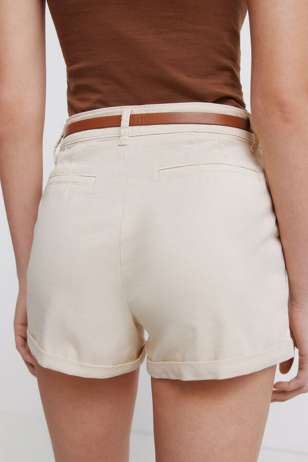 Springfield Cal&ccedil;&otilde;es chino em algod&atilde;o cru