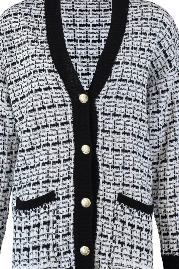 Trendyol C&aacute;rdigan con purpurina negro