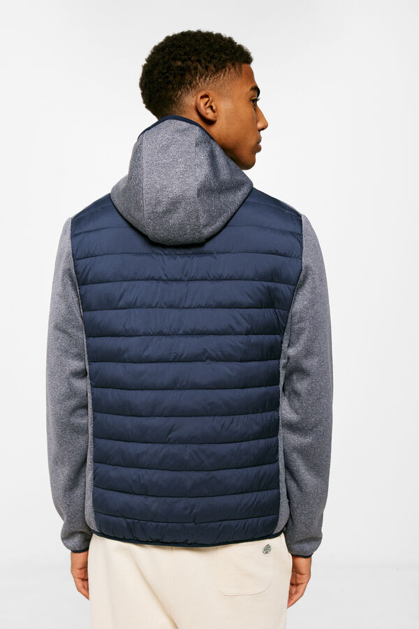 Springfield Combined hooded jacket blue