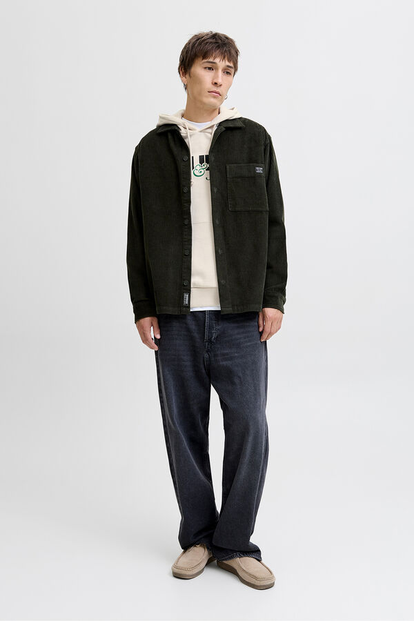 Jack & Jones Sudadera con capucha studio gris