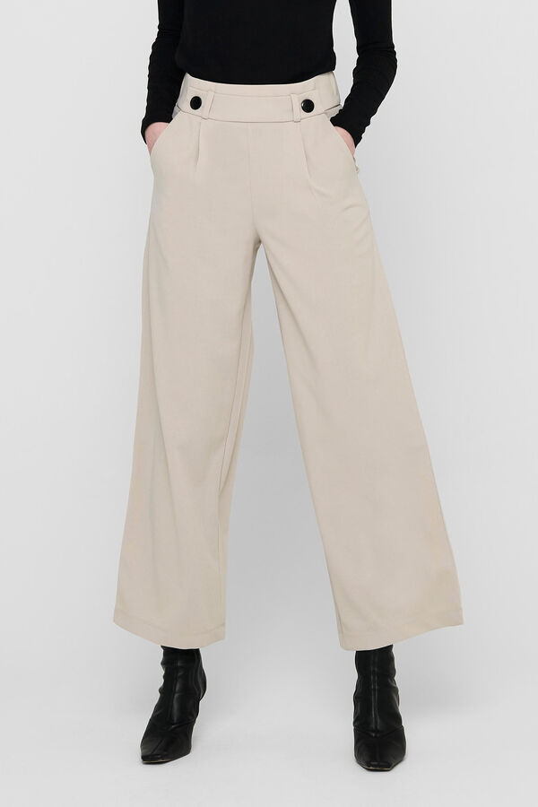 Springfield Pantalón estilo culotte largo       gris medio