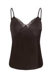 Only Top de lingerie acetinado