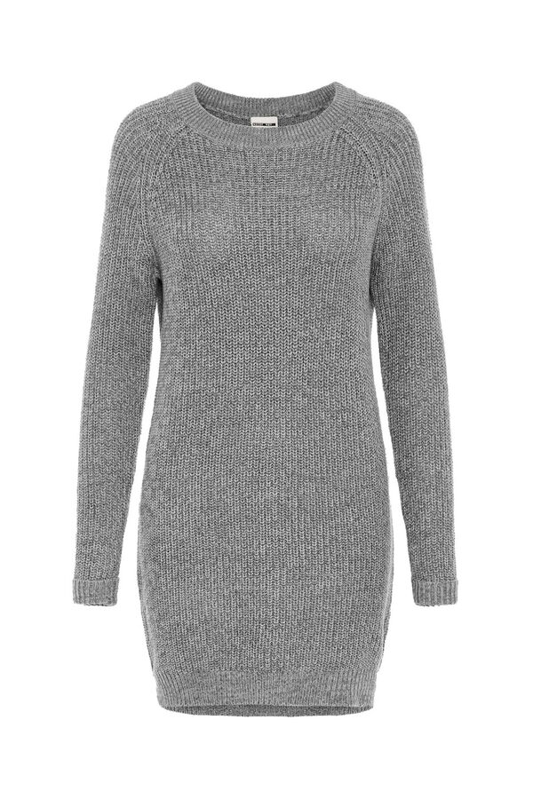 Noisy May Kurzes Strick-  Grau