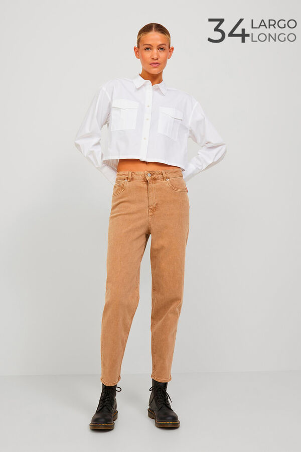 Jack & Jones Lisbon Mom Fit nude