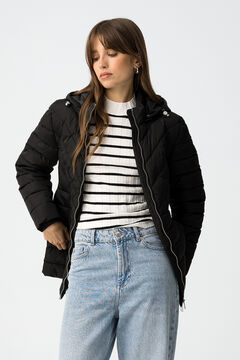 Tiffosi Puffer Jacket with Removable Hood
