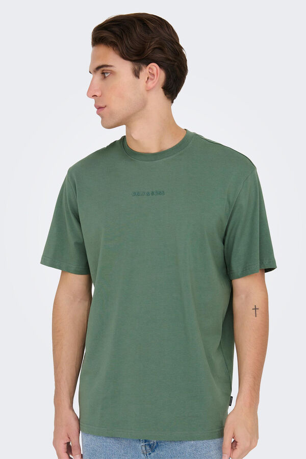 Springfield Essential O&S T-shirt green