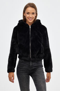 Inside Cazadora Pelo Con Capucha