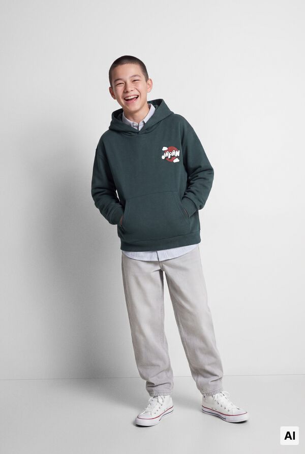 Springfield Kids Sudadera Japan ni&ntilde;o verde