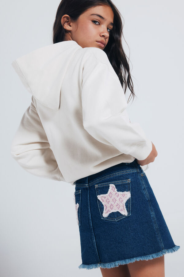 Springfield Kids Falda denim niña azul