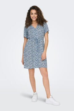 Only Vestido corto manga corta