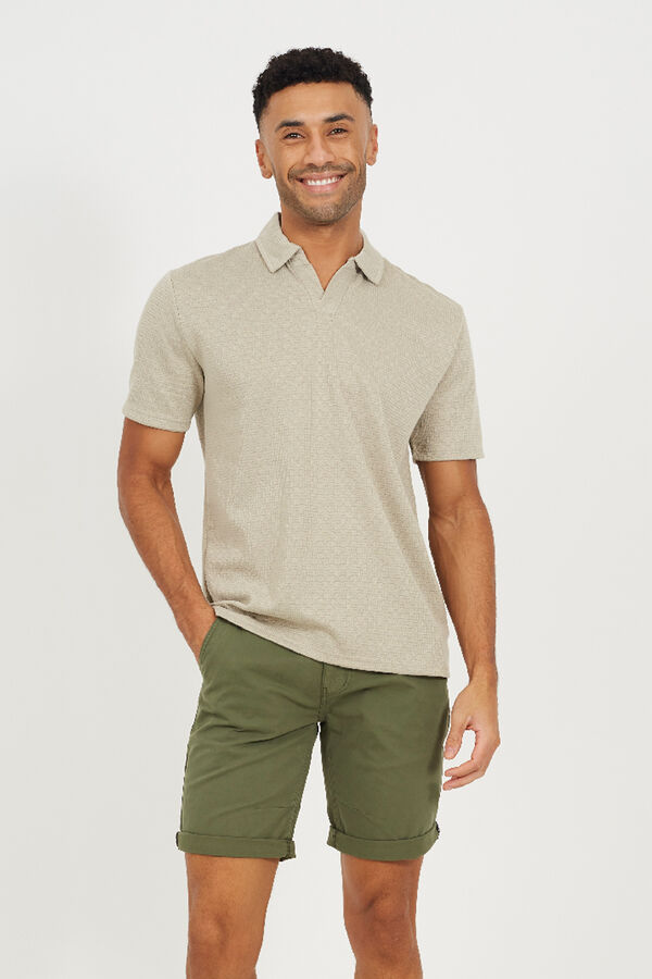 Brave Soul Basic short with five pockets beige