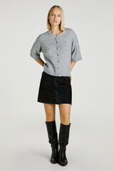 Jack & Jones Regular fit denim mini skirt Crna