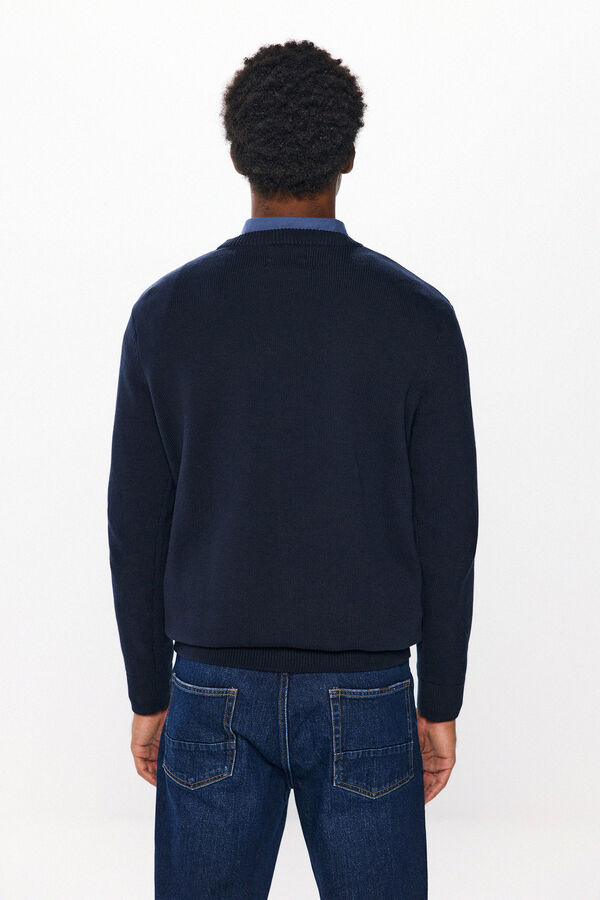 Springfield Plain colour jumper mornarskoplava