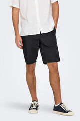 Only & Sons Bermuda chino negro