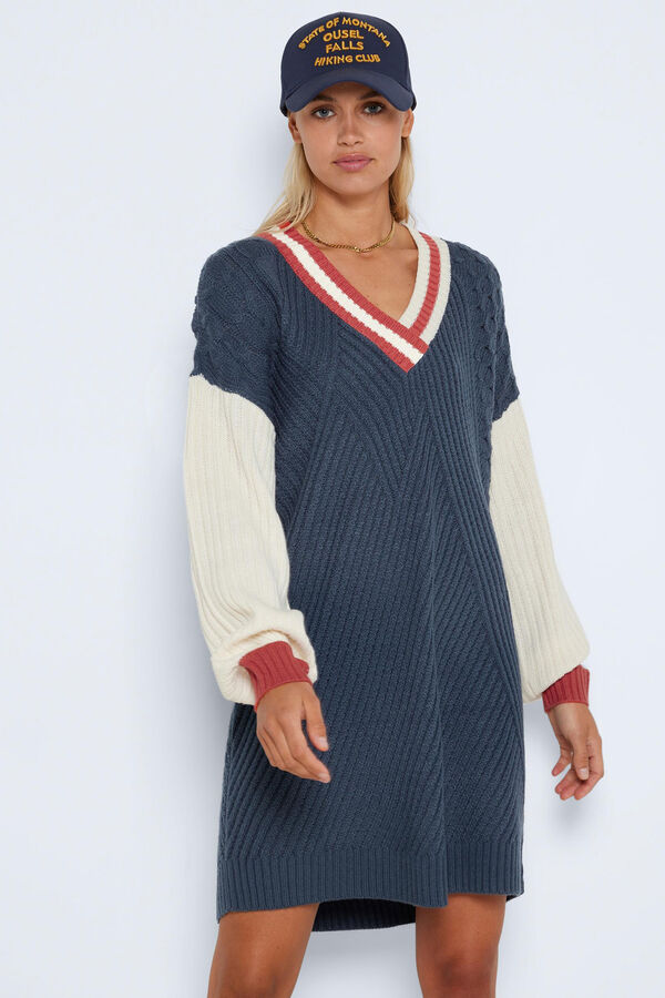 Springfield Jersey-knit dress  plava