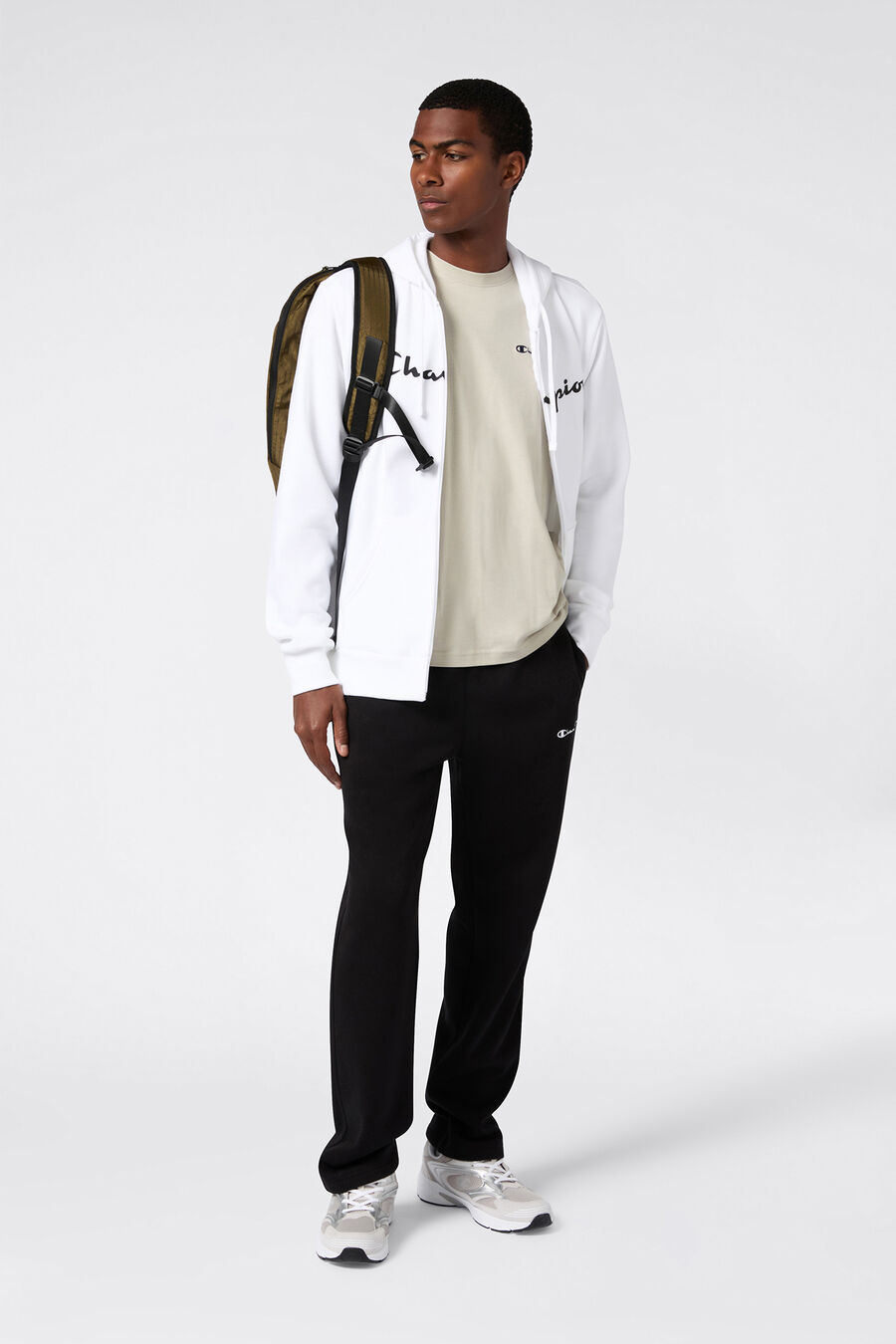 Camiseta cuello caja Champion