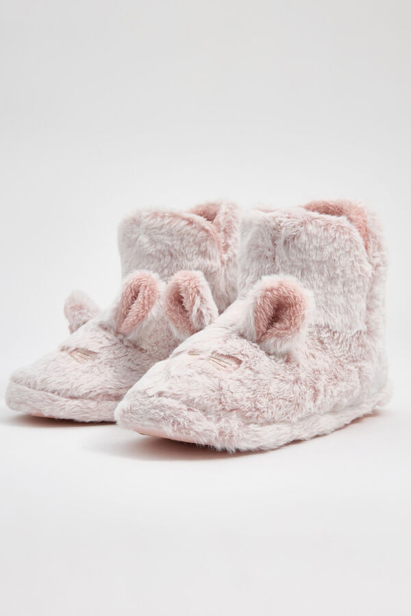 Springfield Sheep slipper boots red