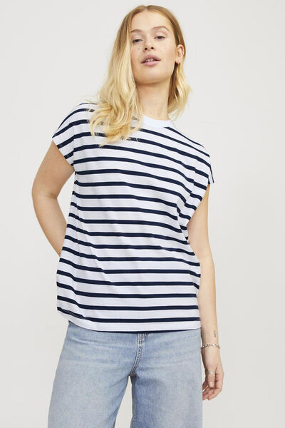 Springfield Short-sleeved striped t-shirt white