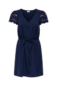 JDY Vestido corto detalle encaje