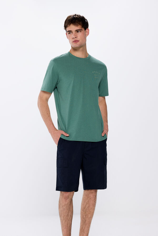 Springfield T-shirt bicyclette vert