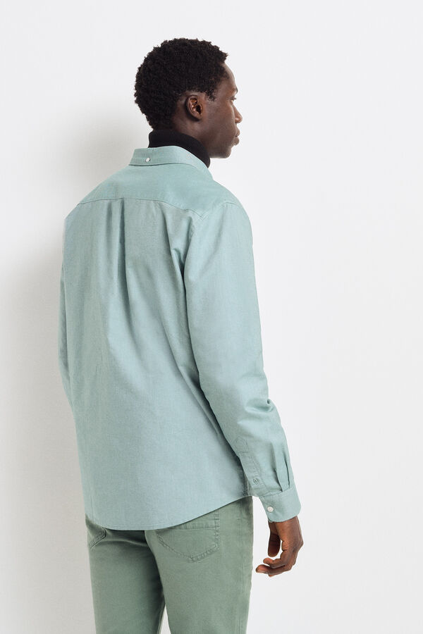 Springfield Camisa oxford verde