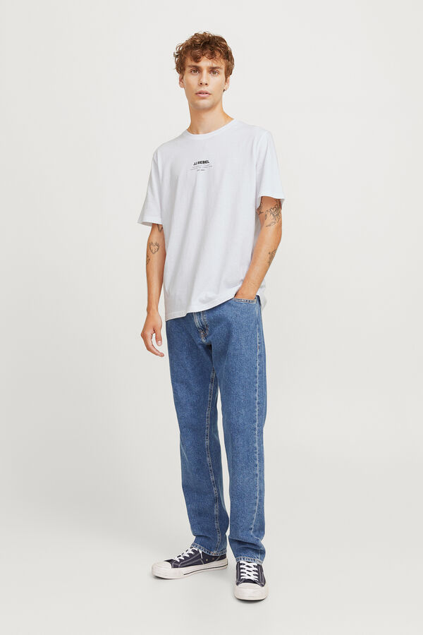 JJ REBEL Camiseta regular fit blanco
