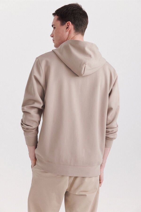 Springfield Technical hooded sweatshirt nude