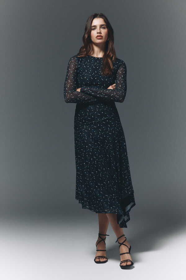 High Spirits Vestido Tawny preto