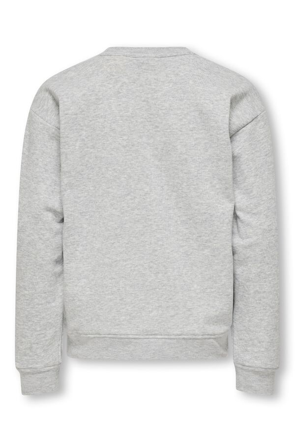 Only Girls Sudadera con estampado de Peanuts gris
