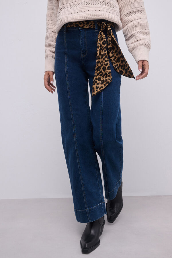 Only Jeans wide leg azul