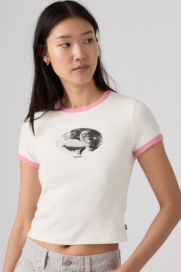 Levi's Short sleeve T-shirt beige