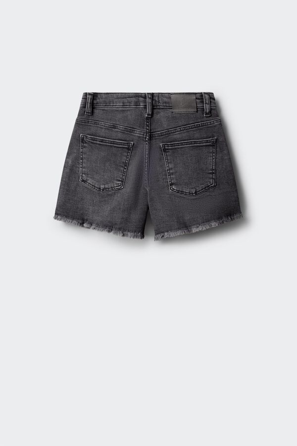 Springfield Kids Short denim b&aacute;sico ni&ntilde;a gris